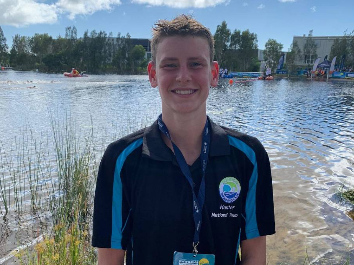 St Columba's Springwood student Hunter Kelly