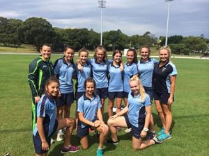 13 Junior girls Milo Cricket
