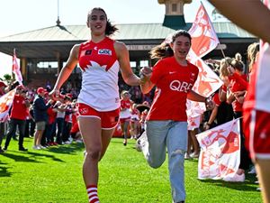 Former St Columba's student Brenna Tarrant shines with the Swans